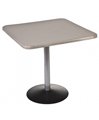 Стол с квадратной столешницей Стефания Стол ДСП 25мм (цвет каркаса-серебристый металлик)